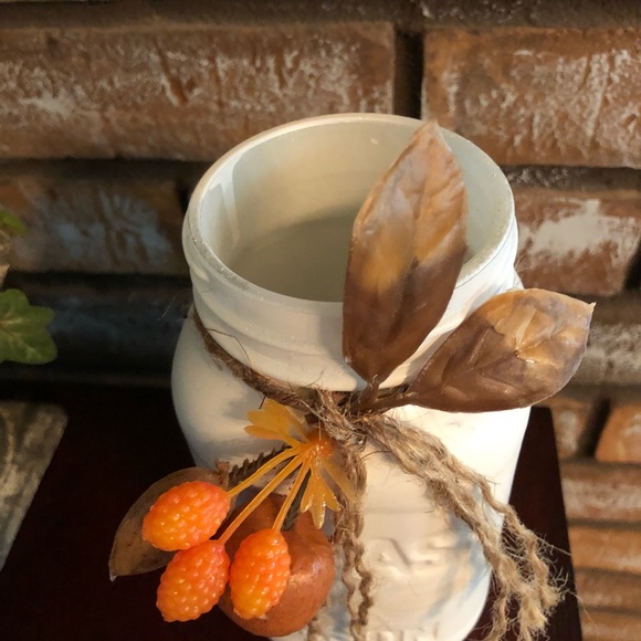 Handcrafted Mason Jar Fall Decor - Picture 2 of 2